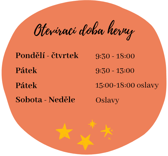 Otevírací doba herny Veselá pastelka